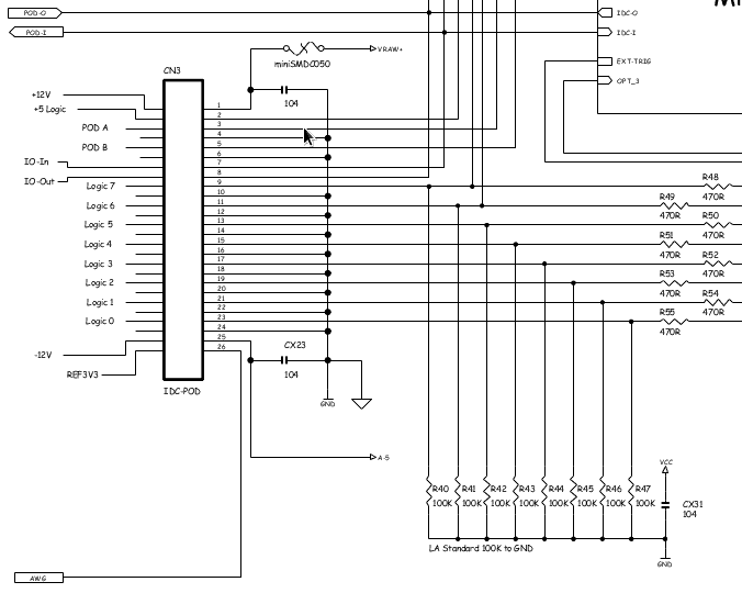 BitScope Smart Port Interface Schematic.